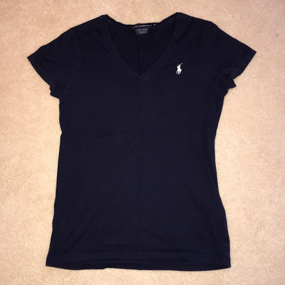 Navy blue polo t shirt